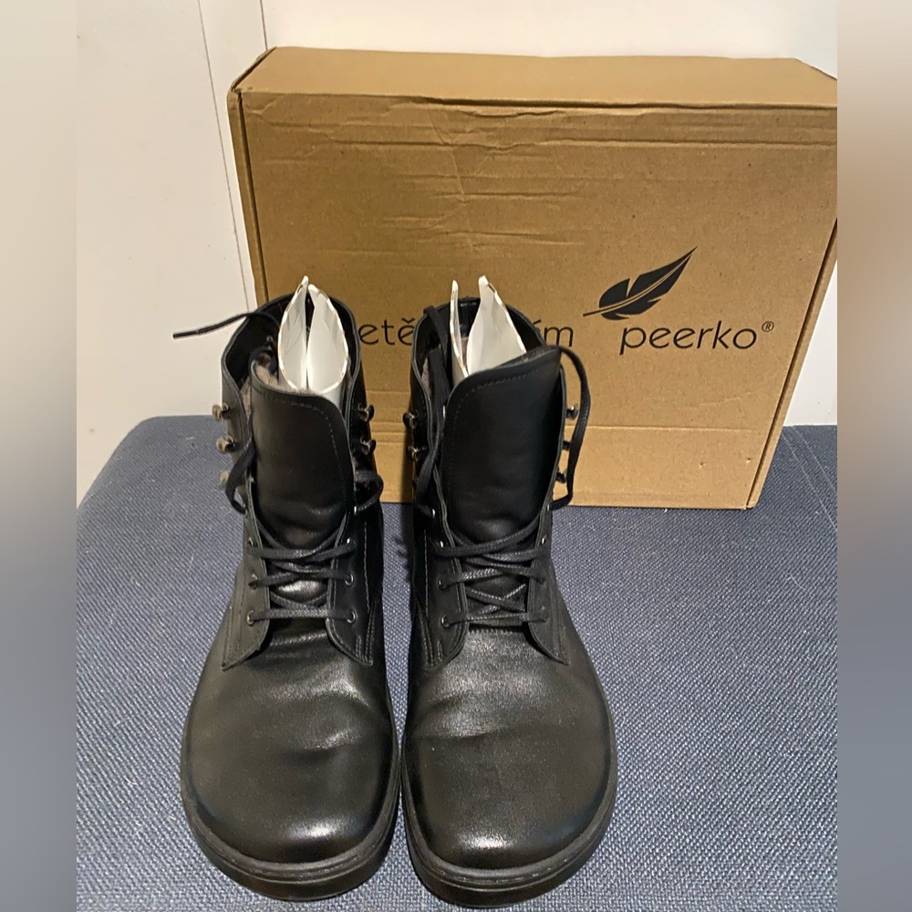 NEW Peerko Frost Black Boots women’s size 39